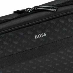 Boss Zair Kulturbeutel Leder 28 cm