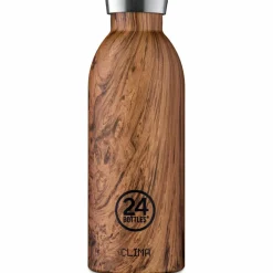 Clearance 24Bottles Clima Trinkflasche 500 ml sequoia wood