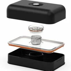 24Bottles Lunchbox<Lunchbox 21 cm stone tuxedo black