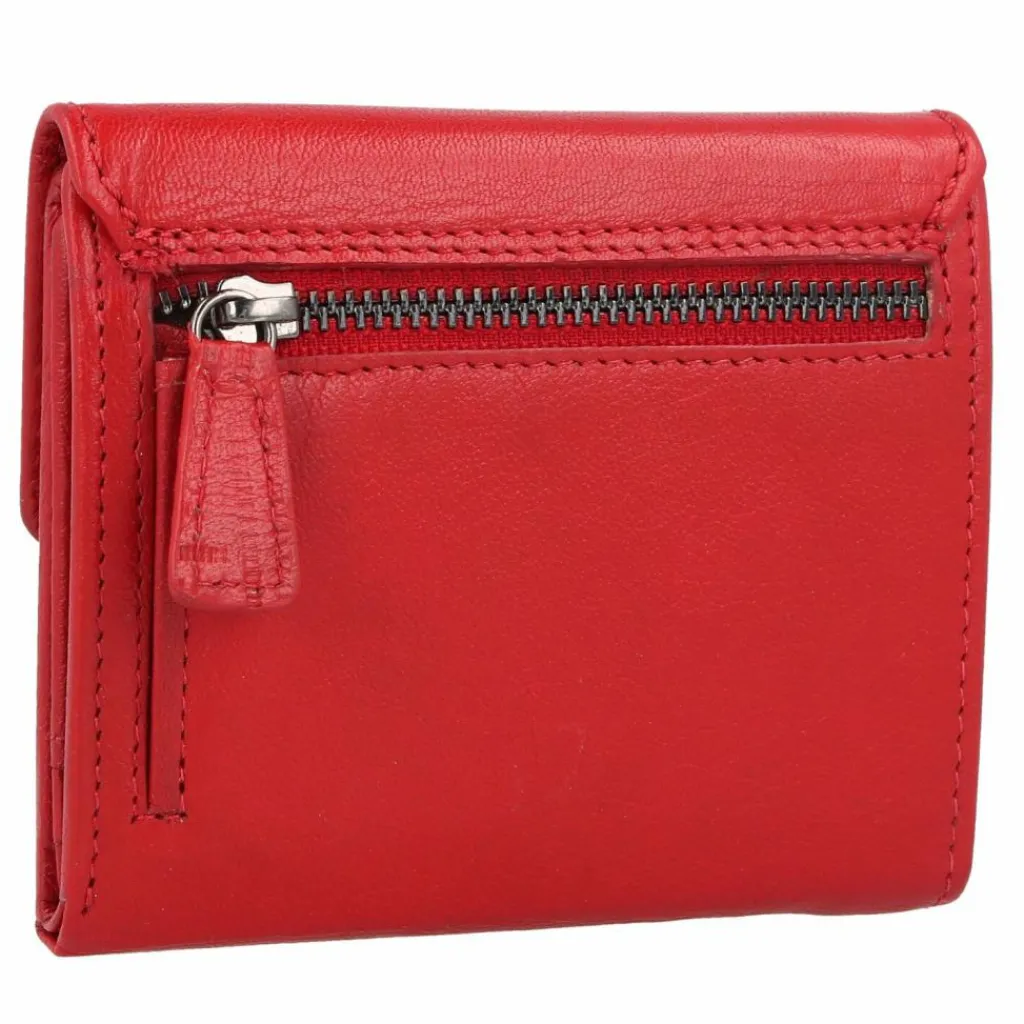 Hot Braun Büffel Anna Geldbörse RFID Leder 11 cm rot