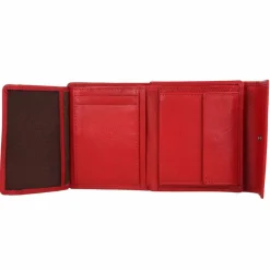 Hot Braun Büffel Anna Geldbörse RFID Leder 11 cm rot