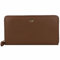 Braun Büffel Damengeldbörsen Querformat<Asti Geldbörse RFID Schutz Leder 19 cm saddle brown