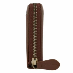Braun Büffel Damengeldbörsen Querformat<Asti Geldbörse RFID Schutz Leder 19 cm saddle brown