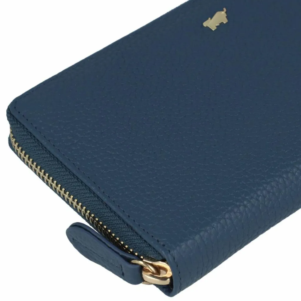 Braun Büffel Damengeldbörsen Querformat<Asti Geldbörse RFID Schutz Leder 19 cm dawn blue