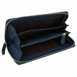 Braun Büffel Damengeldbörsen Querformat<Asti Geldbörse RFID Schutz Leder 19 cm dawn blue