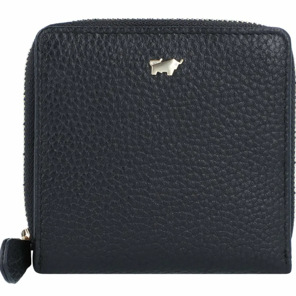 Braun Büffel Damengeldbörsen Querformat<Asti Geldbörse RFID Leder 10 cm schwarz