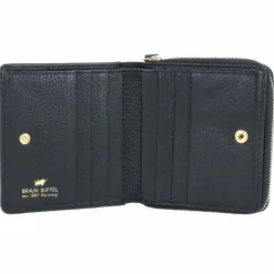 Braun Büffel Damengeldbörsen Querformat<Asti Geldbörse RFID Leder 10 cm schwarz