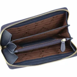 Damen Braun Büffel Asti Geldbörse RFID Schutz Leder 19 cm