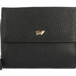 Outlet Braun Büffel Asti Geldbörse RFID Leder 12 cm schwarz