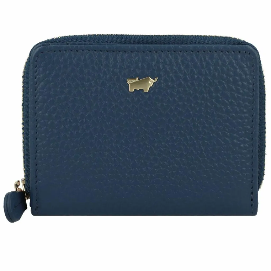 Braun Büffel Damengeldbörsen Querformat<Asti Geldbörse Leder 10 cm dawn blue
