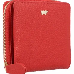 Braun Büffel Damengeldbörsen Querformat<Asti Geldbörse RFID Leder 10 cm rot