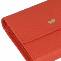 Braun Büffel Herrengeldbörsen Querformat|Damengeldbörsen Querformat<Asti Geldbörse RFID Leder 12 cm rich red