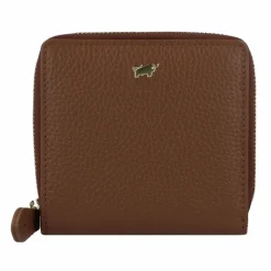 Damen Braun Büffel Asti Geldbörse RFID Leder 10 cm