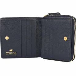 Braun Büffel Damengeldbörsen Querformat<Asti Geldbörse RFID Leder 10 cm navy