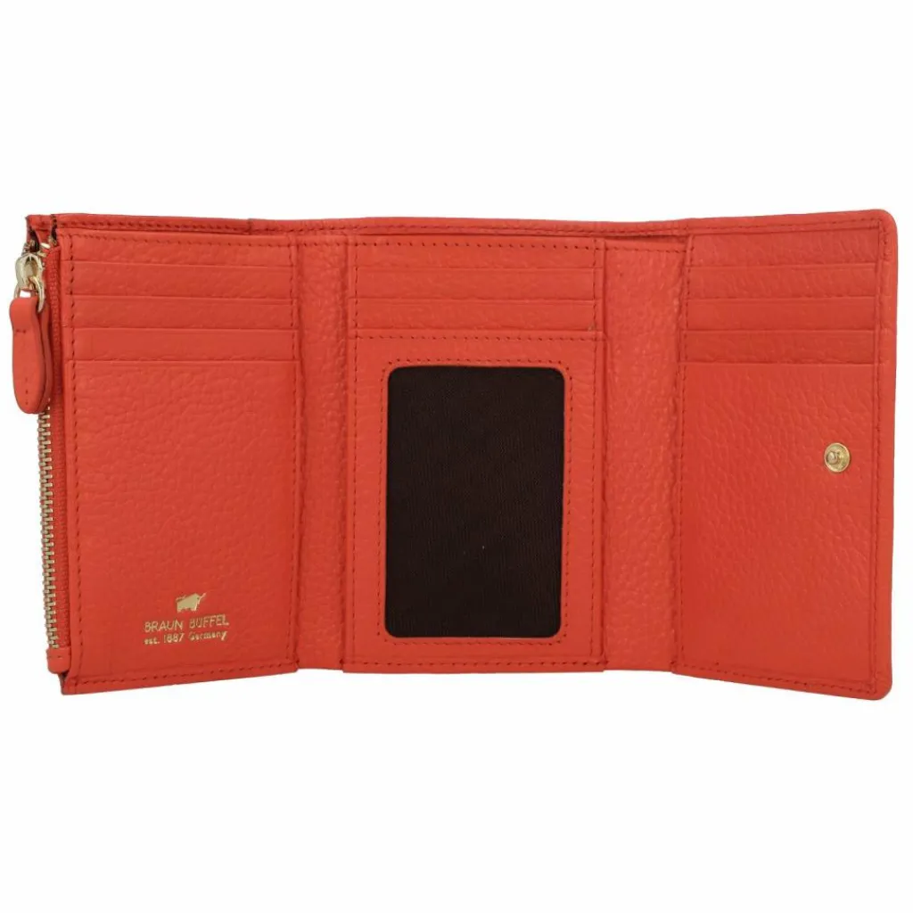 Damen Braun Büffel Asti Geldbörse Leder 12 cm