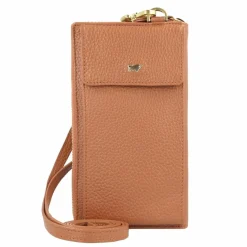 New Braun Büffel Asti Handytasche Leder 11 cm cognac