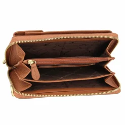 New Braun Büffel Asti Handytasche Leder 11 cm cognac