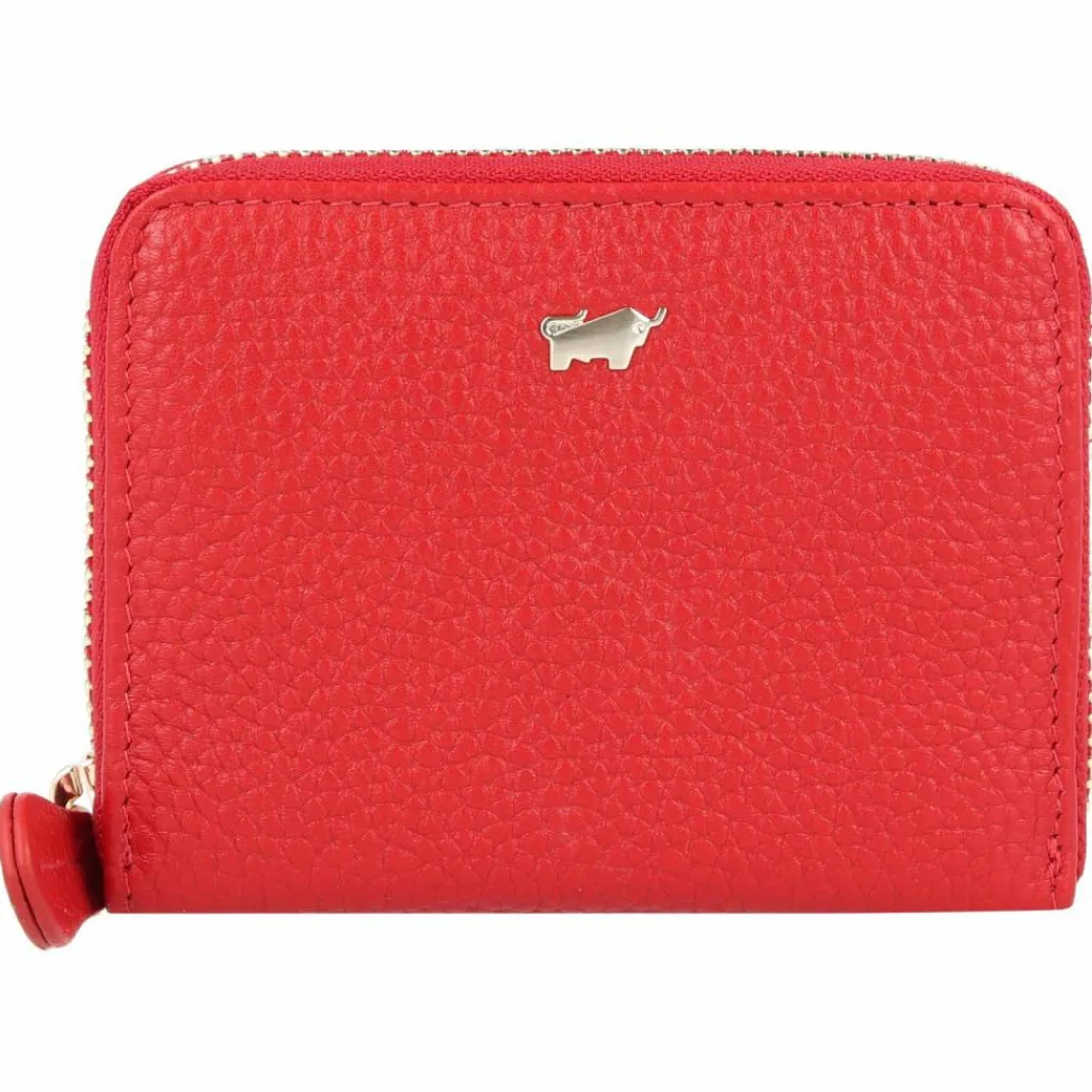 Braun Büffel Visitenkartenetuis<Asti Kreditkartenetui Leder 10.5 cm rot