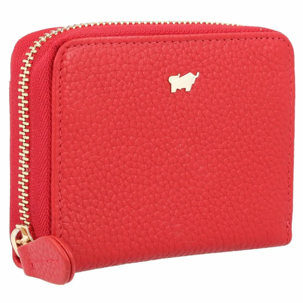 Braun Büffel Visitenkartenetuis<Asti Kreditkartenetui Leder 10.5 cm rot