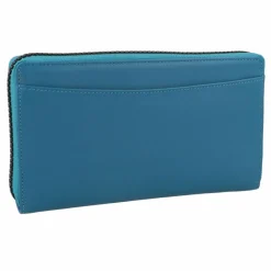 New Braun Büffel Capri Geldbörse RFID Schutz Leder 19 cm ocean