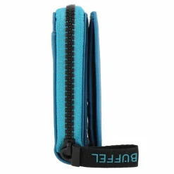 Braun Büffel Damengeldbörsen Querformat<Capri Geldbörse RFID Schutz Leder 11 cm ocean