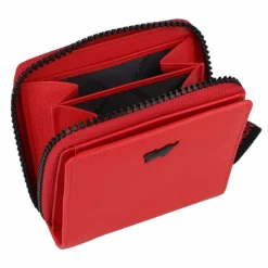 Damen Braun Büffel Capri Geldbörse RFID Schutz Leder 11 cm