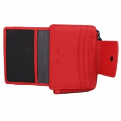 Sale Braun Büffel Capri Kreditkartenetui RFID Schutz Leder 11 cm flame red
