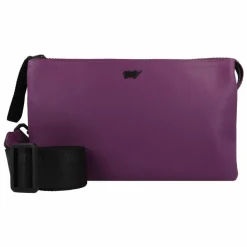 Braun Büffel Capri Umhängetasche RFID Schutz Leder 23 cm viola