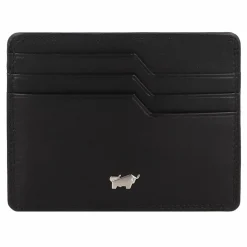 Best Braun Büffel Golf Edition Kreditkartenetui RFID Leder 10,5 cm schwarz