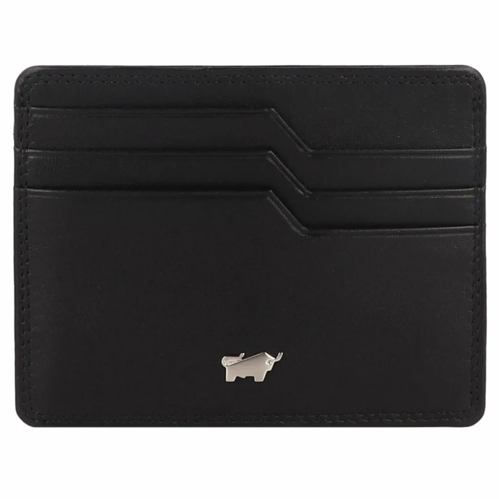 Best Braun Büffel Golf Edition Kreditkartenetui RFID Leder 10,5 cm schwarz