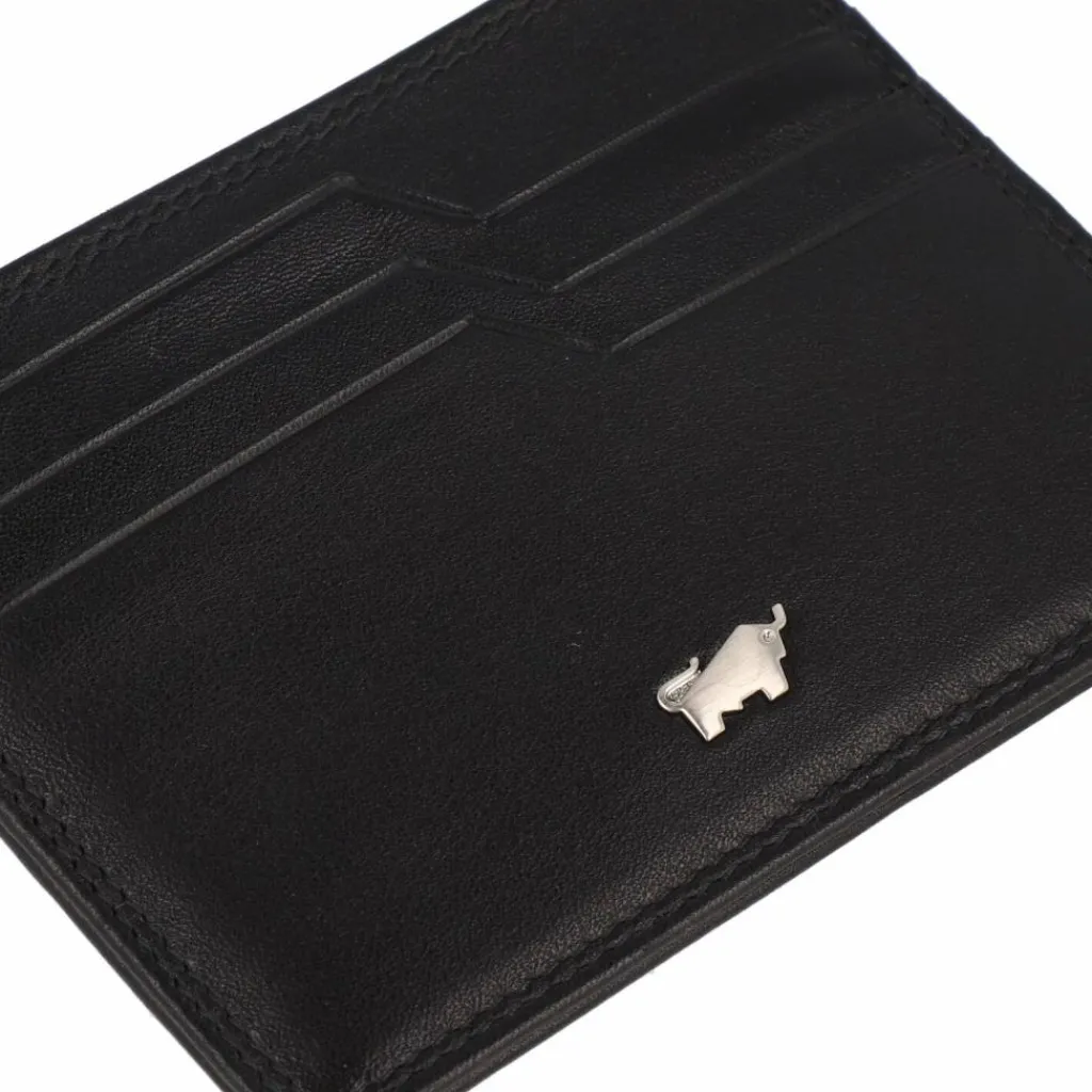 Best Braun Büffel Golf Edition Kreditkartenetui RFID Leder 10,5 cm schwarz