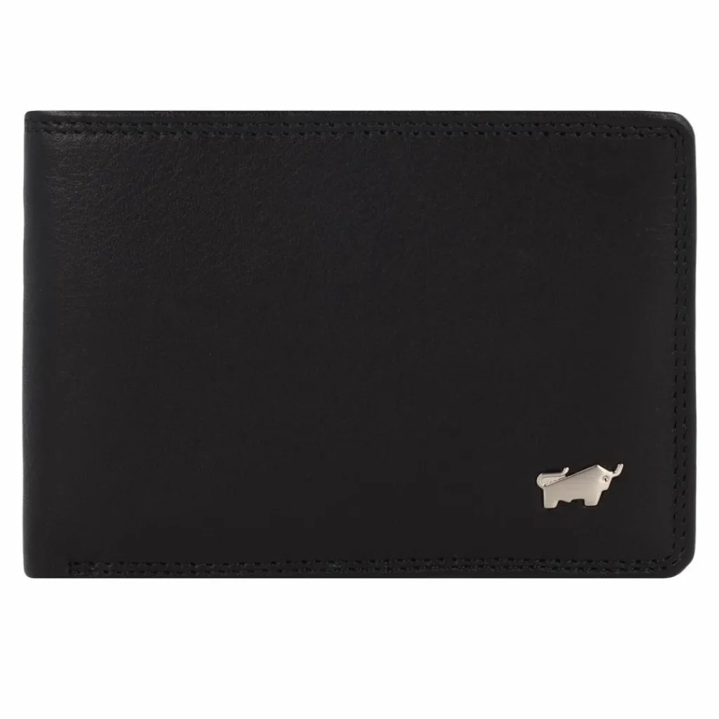 Braun Büffel Herrengeldbörsen Querformat<Golf Secure Geldbörse RFID Leder 10,5 cm schwarz