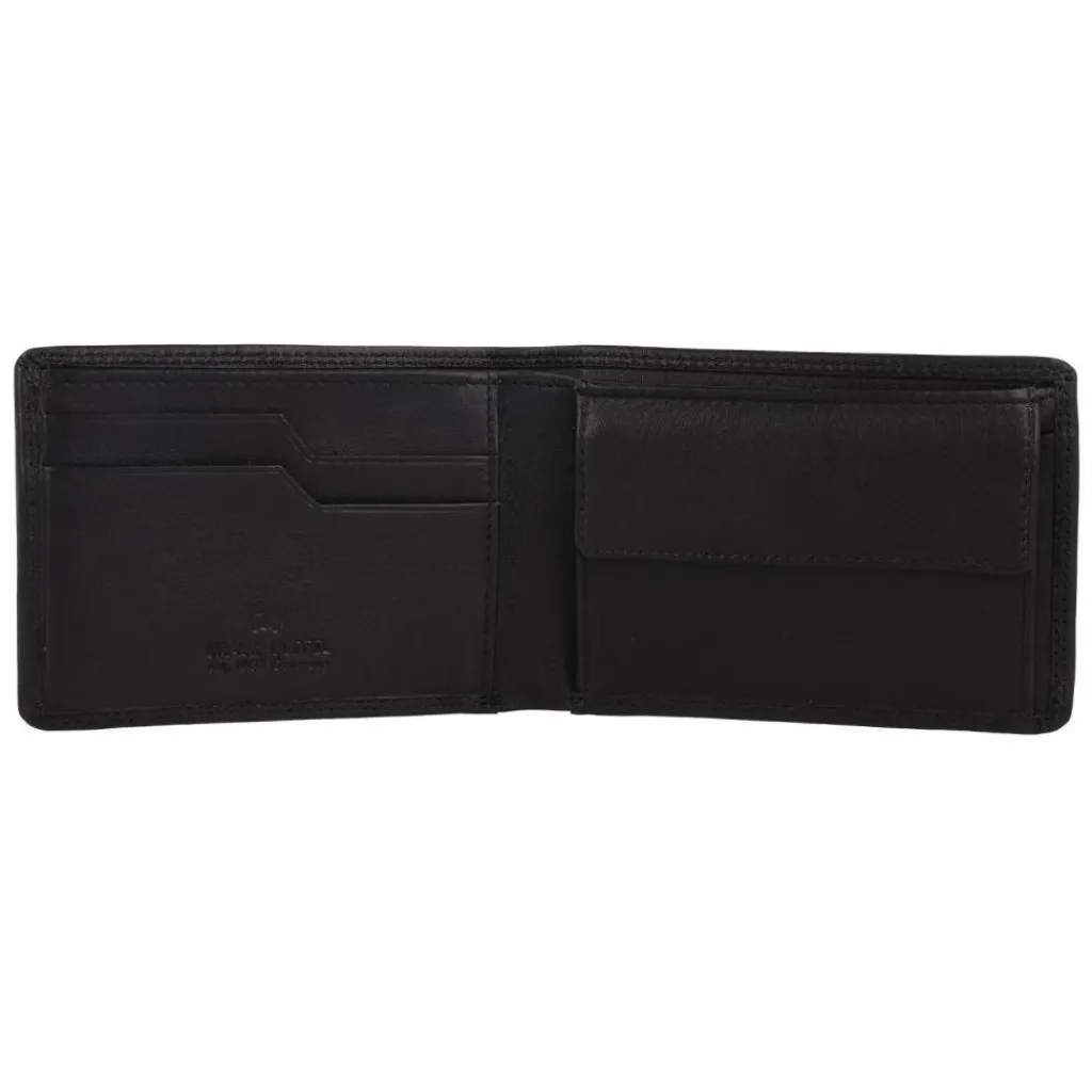 Braun Büffel Herrengeldbörsen Querformat<Golf Secure Geldbörse RFID Leder 10,5 cm schwarz