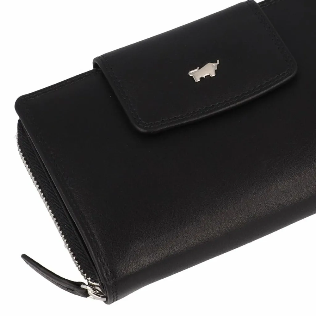 Braun Büffel Damengeldbörsen Querformat<Golf Secure Geldbörse RFID Leder 14 cm schwarz