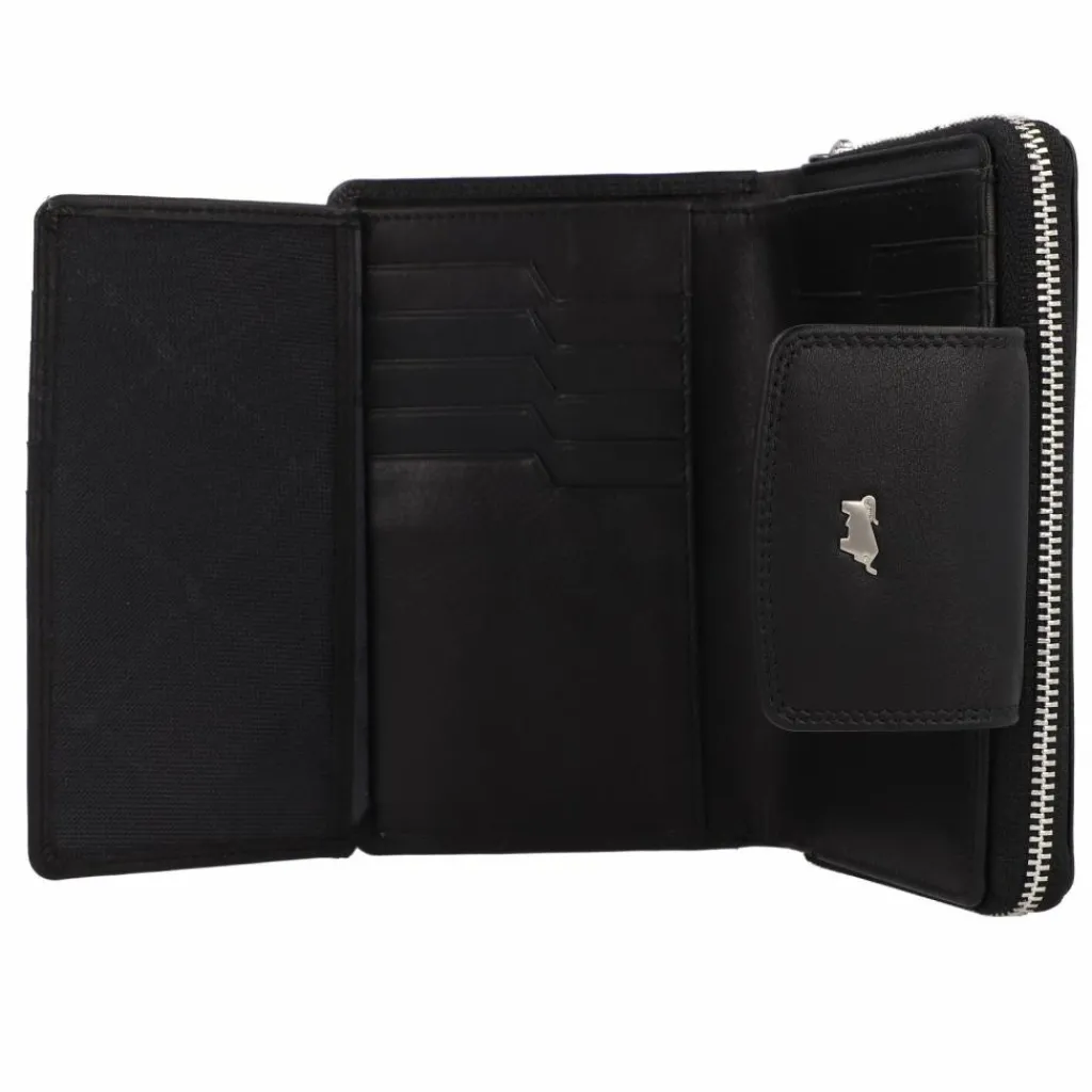 Braun Büffel Damengeldbörsen Querformat<Golf Secure Geldbörse RFID Leder 14 cm schwarz