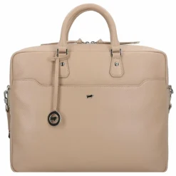 Braun Büffel Laptoptaschen|Aktentaschen<Hanna Aktentasche Leder 41 cm Laptopfach creme