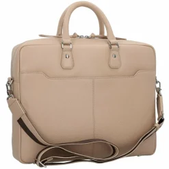 Braun Büffel Laptoptaschen|Aktentaschen<Hanna Aktentasche Leder 41 cm Laptopfach creme