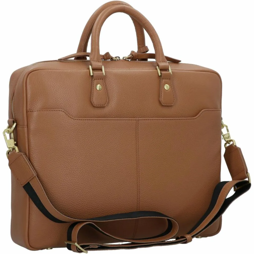 Clearance Braun Büffel Hanna Aktentasche Leder 41 cm Laptopfach cognac