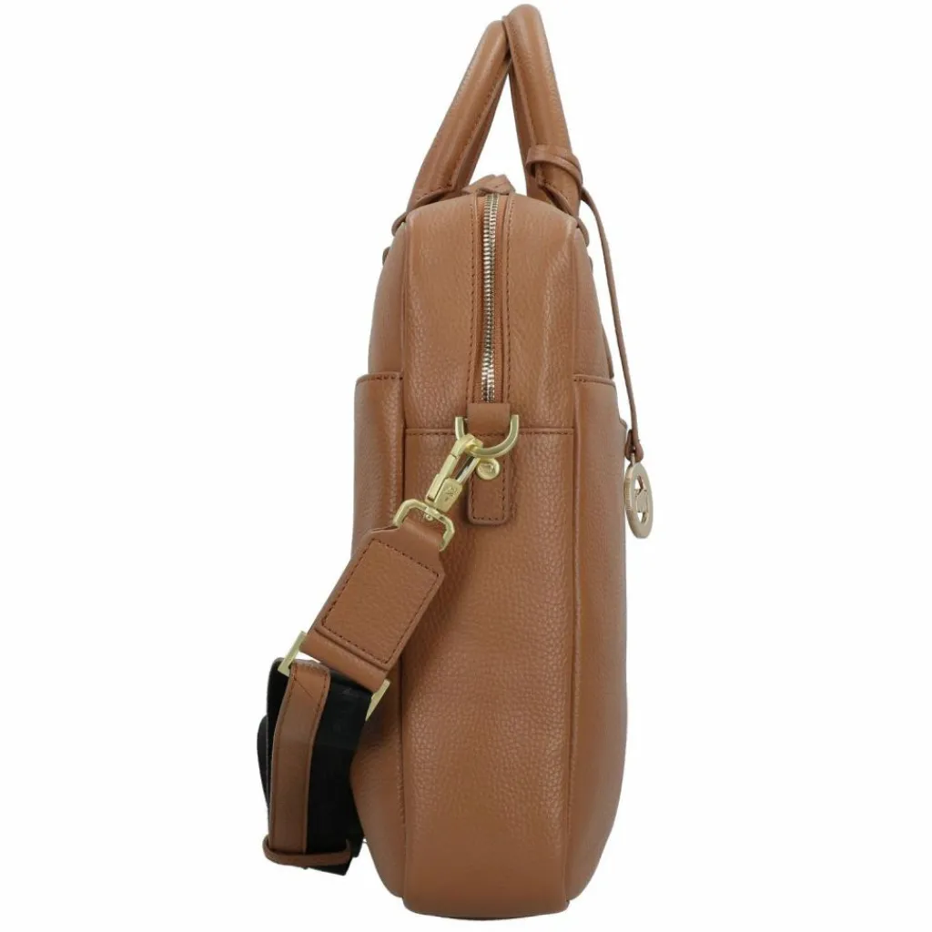 Clearance Braun Büffel Hanna Aktentasche Leder 41 cm Laptopfach cognac