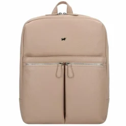 Clearance Braun Büffel Hanna Business-Rucksack M Leder 40 cm Laptopfach creme
