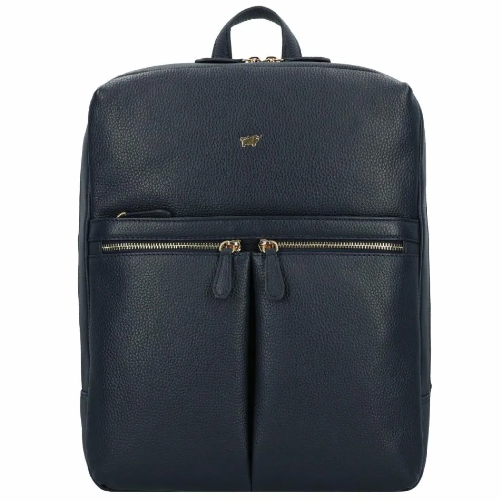 Braun Büffel Lederrucksäcke|Business-Rucksäcke<Hanna Business-Rucksack M Leder 40 cm Laptopfach navy