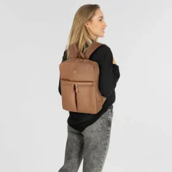 Braun Büffel Hanna Business-Rucksack M Leder 40 cm Laptopfach