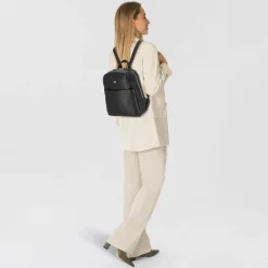 Braun Büffel Hanna City Rucksack S Leder 31 cm schwarz