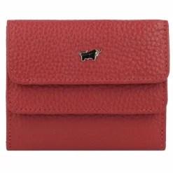 Braun Büffel Damengeldbörsen Querformat<Hanna Geldbörse RFID Schutz Leder 10 cm rot
