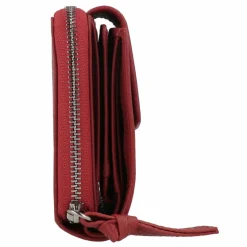 Outlet Braun Büffel Hanna Geldbörse RFID Schutz Leder 12 cm rot