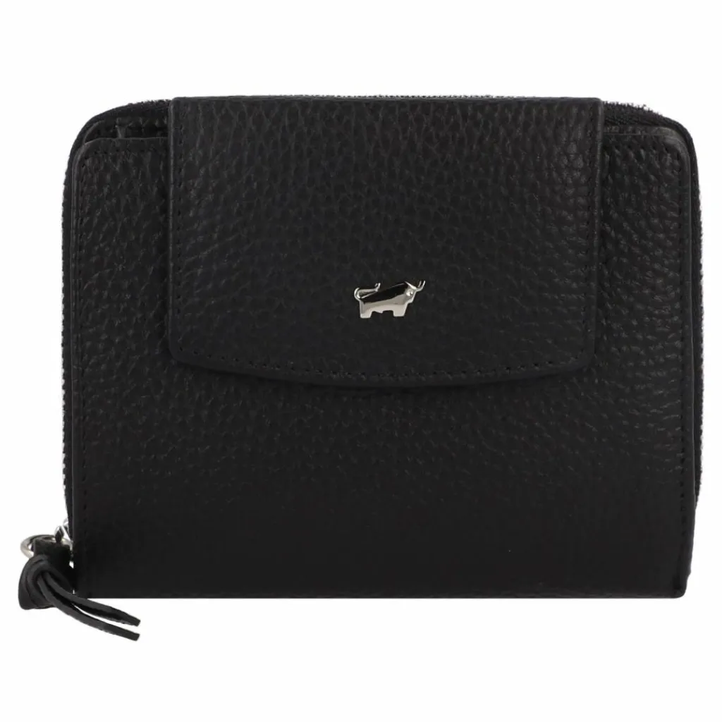 Damen Braun Büffel Hanna Geldbörse RFID Schutz Leder 12 cm