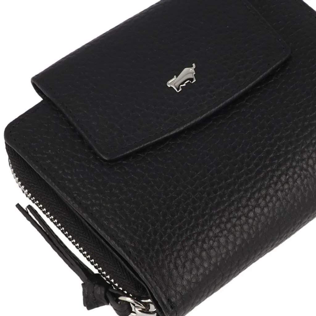 Damen Braun Büffel Hanna Geldbörse RFID Schutz Leder 12 cm