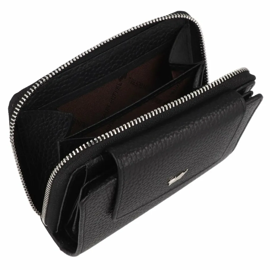 Damen Braun Büffel Hanna Geldbörse RFID Schutz Leder 12 cm