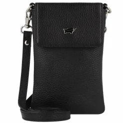Braun Büffel Handytaschen<Hanna Handytasche Leder 11.5 cm schwarz