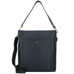 Braun Büffel Hanna Schultertasche Leder 34 cm Laptopfach navy